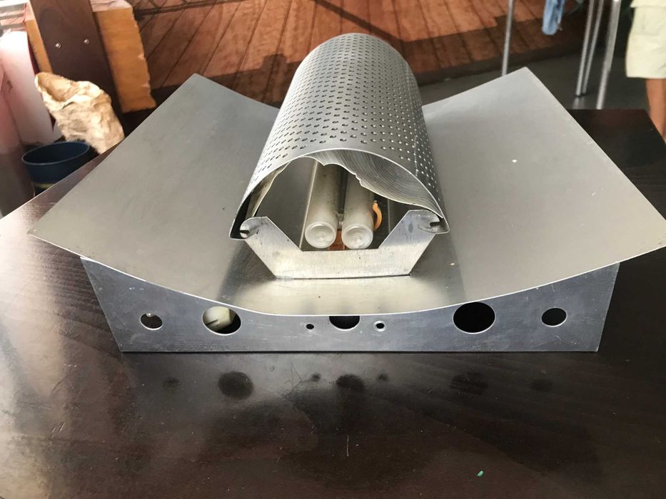 Captador de insetos em inox