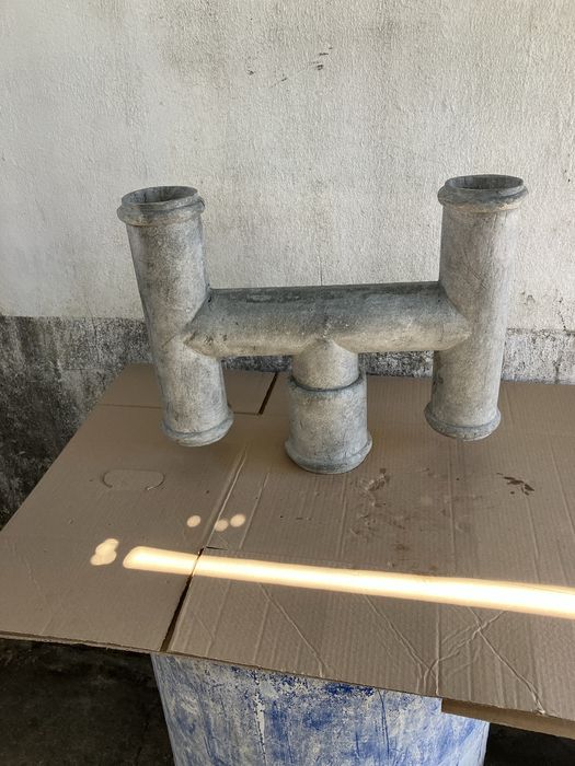 Chaminé em H em lusalite