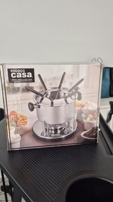Conjunto fondue como novo