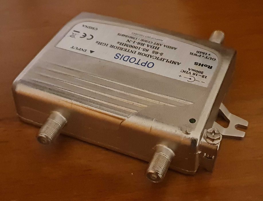 Amplificador de TV interior 1GHz Optodis