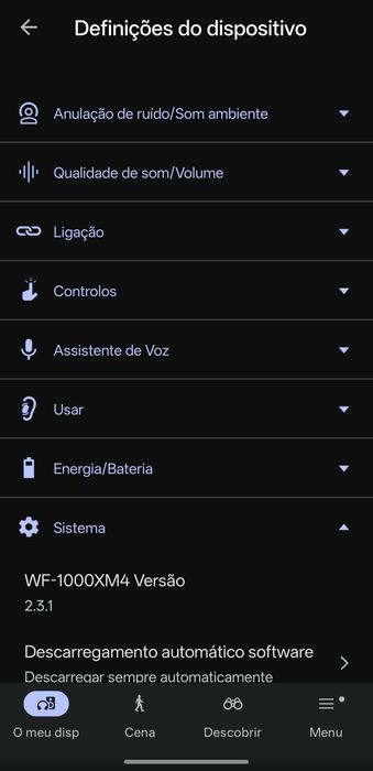 Auriculares sem fio sony WF-1000XM4 – baterias novas