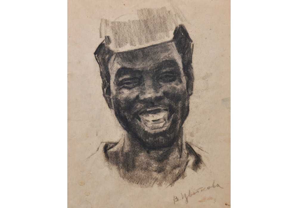 Цветкова Валентина 1917–2000 Студент з Африки 1970 Жанровая Соцреализм