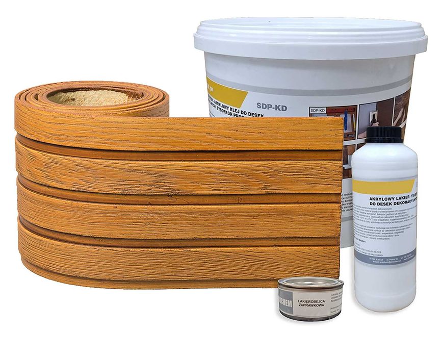 Lamele Elewacyjne Deska Lamelowa Lamel Elastyczny ZESTAW 1m²