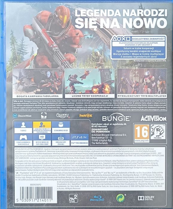 Destiny 2 PlayStation 4