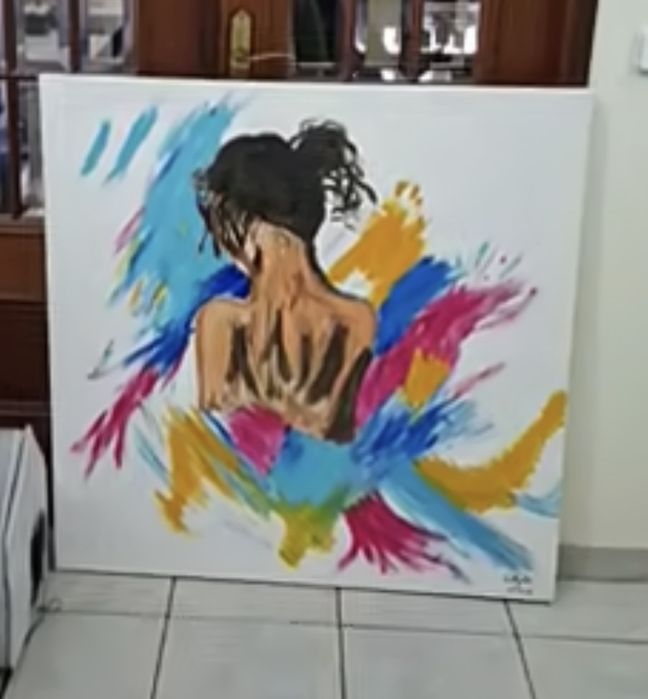 Tela em acrilico 1000x1000