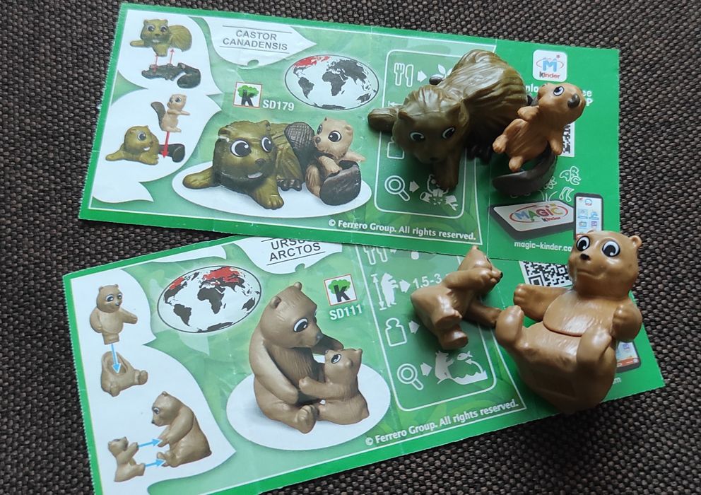 Киндер фигурки серии