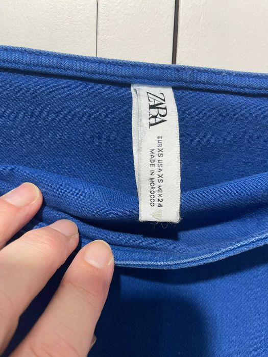 Vestido curto Tomara que Caia em Jeans (ou Denim) da Zara