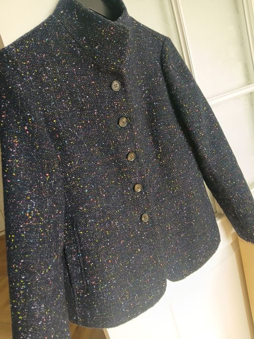 Komplet żakiet i spódnica Tatuum roz.38  granatowy  bardzo ciepły!