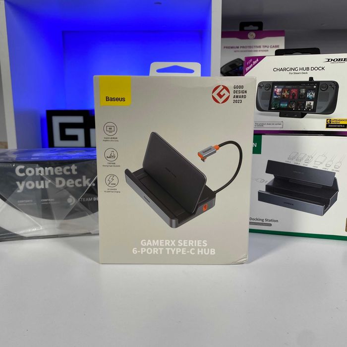 Док Станція Для Стім Дек Baseus для Steam Deck Dock Басеус USB-C HDMI Нова
