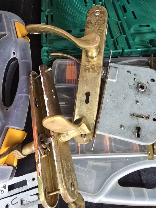 6 puxadores de portas com fechaduras