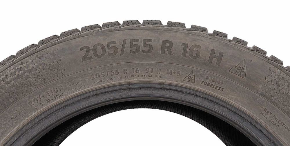 2x 205/55 R16 Continental TS870 opony zimowe 6 mm / kurier montaż