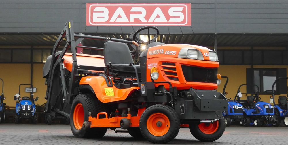 Traktorek kosiarka KUBOTA G26 Wysoki Wysyp (201001.3) Baras