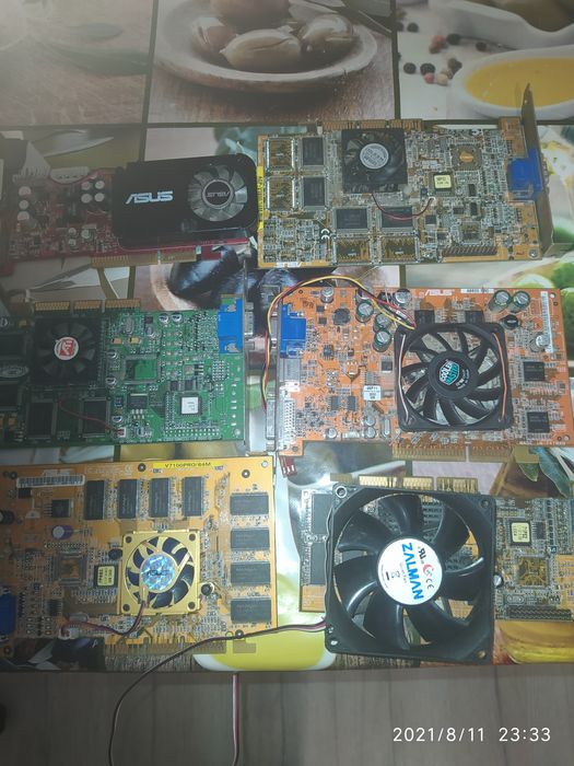 Видеокарта PCI-X, AGP, PCI