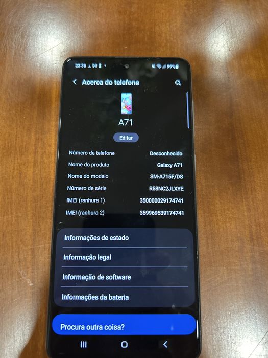 Smartphone Samsung A71