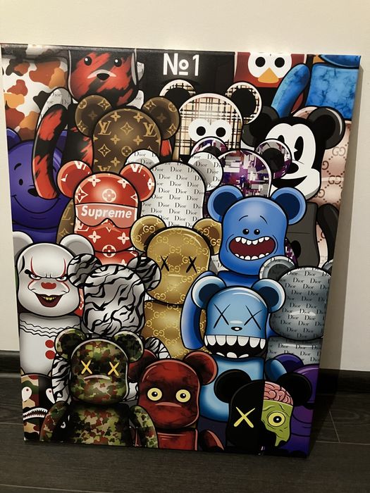 Kaws Bear (Bearbrick) картина Кавс Беарбрик