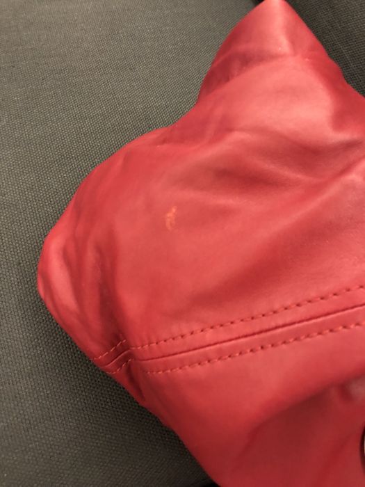 Mala em couro vermelho, Michael Kors
