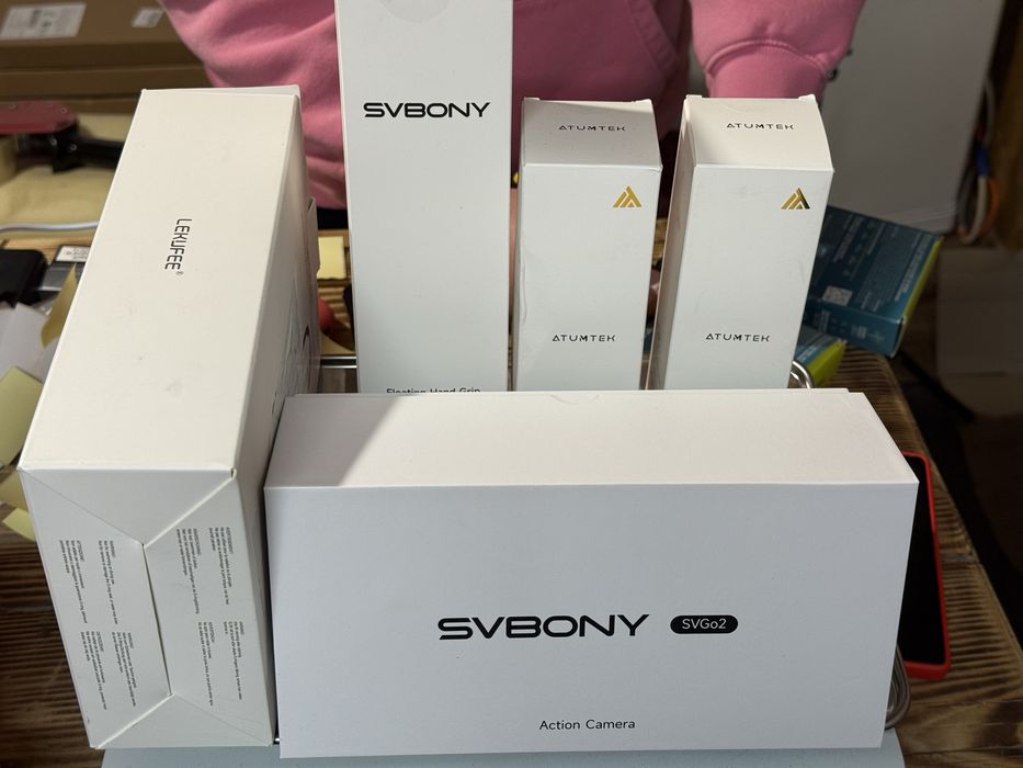 Екшн камера SVBONY SVgo2 Limited з максимальним комплектом