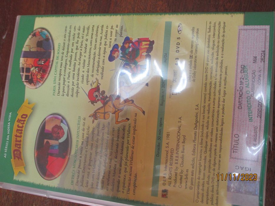 2 dvd - Dartacão 1 e 2