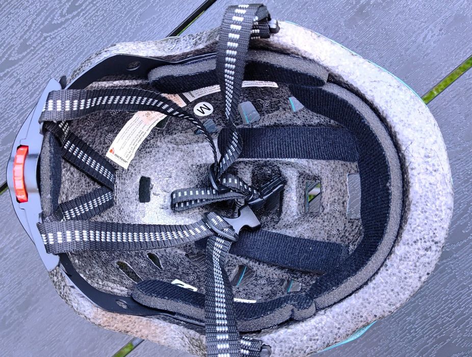 Kask dziecięcy Meteor roz.52-56cm lekko używany