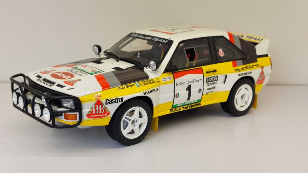 Audi Sport Quattro Rally Safari otto 1:18