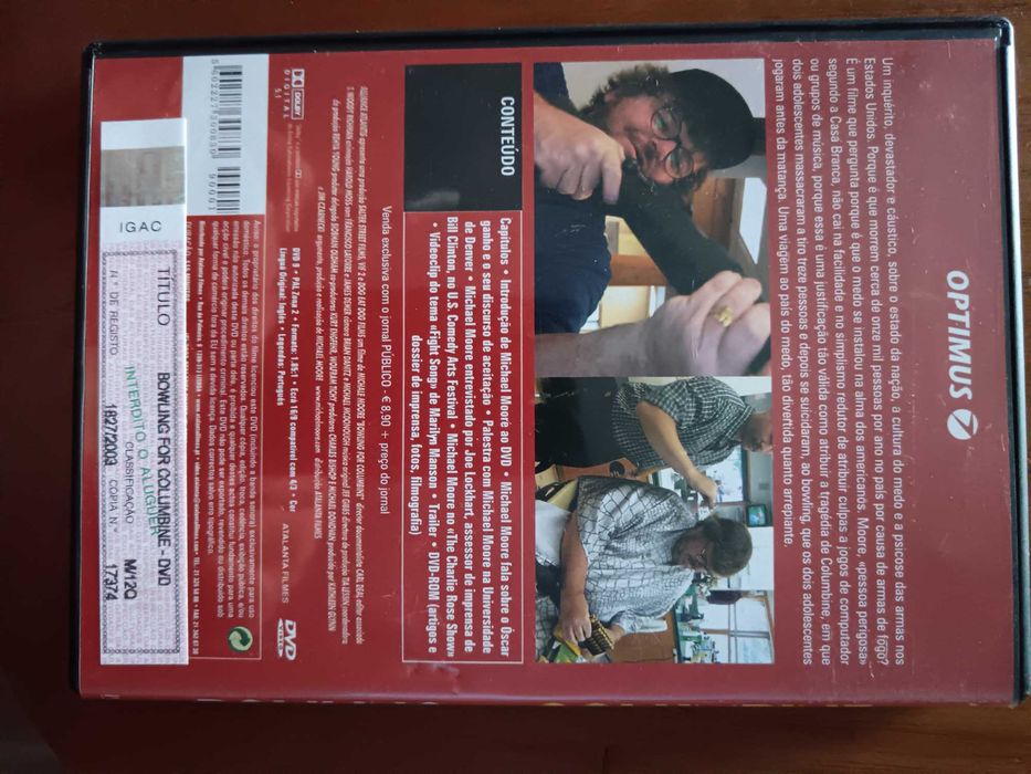 filme dvd original - bowling for columbine