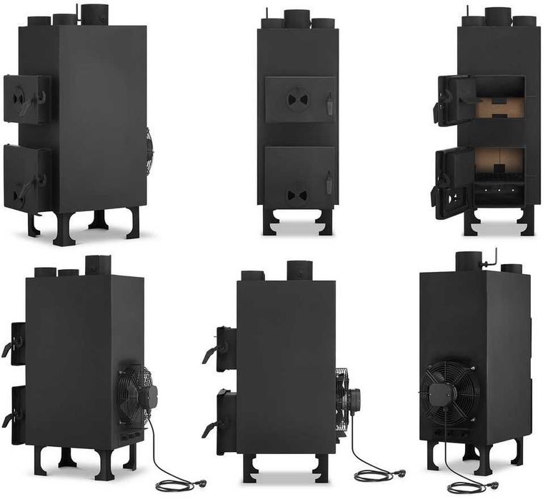 Piec z nadmuchem nadmuchowy grzewczy  koza 15kW Koza. Solidny