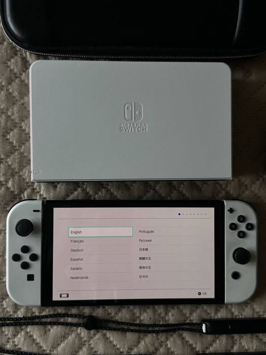 Nintendo Switch Oled + Jogo + Acessorios
