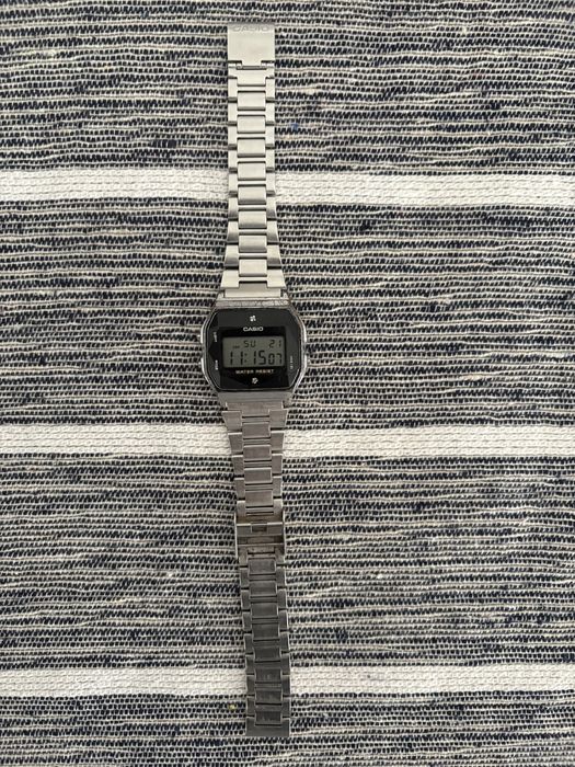Relogio casio prateado