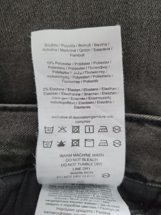 S L30 Vero Moda Julia flex super high rise spodnie damskie jeansy dżin