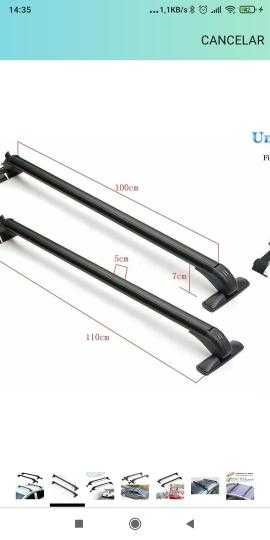 barras para tejadilho novas