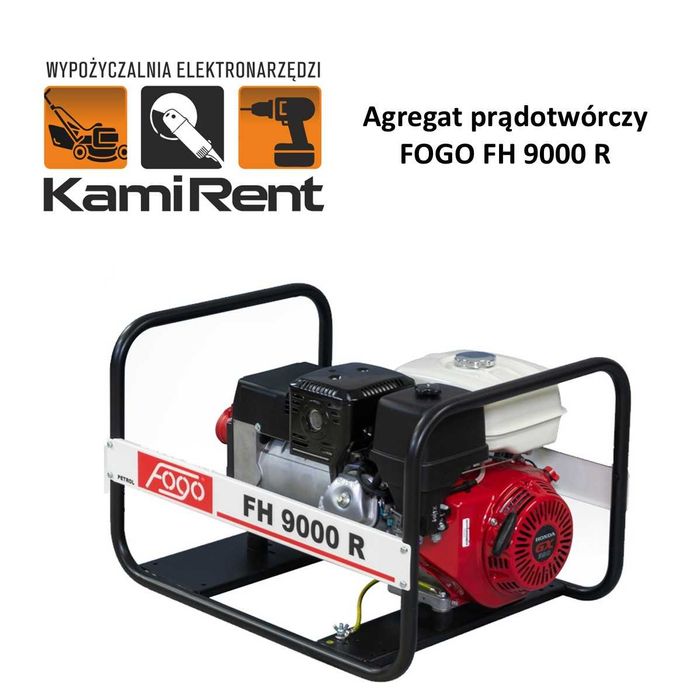 Wynajem wynajmę Agregat prądotwórczy FOGO FH9000 R Wypożyczalnia