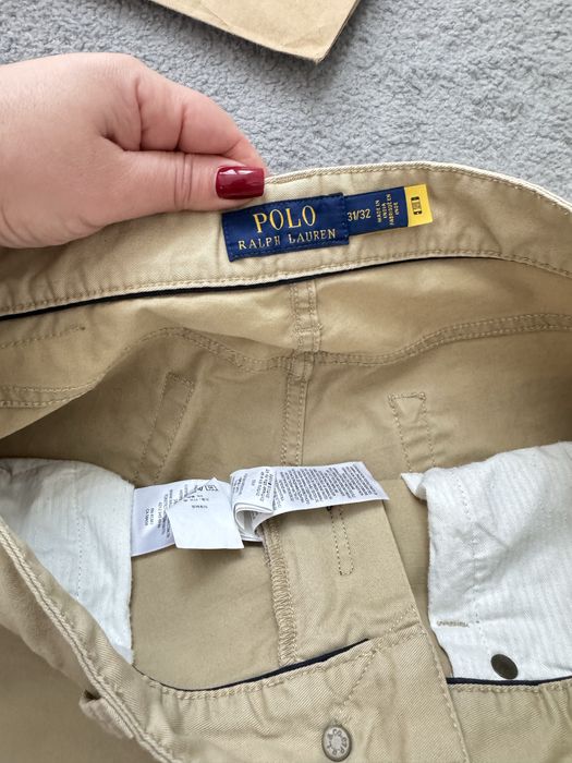 Чоловічі бежеві брюки чінос Polo Ralph Lauren 31/32 оригінал