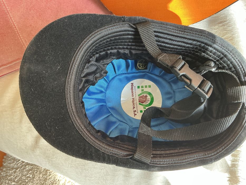 Toque e botas equitação