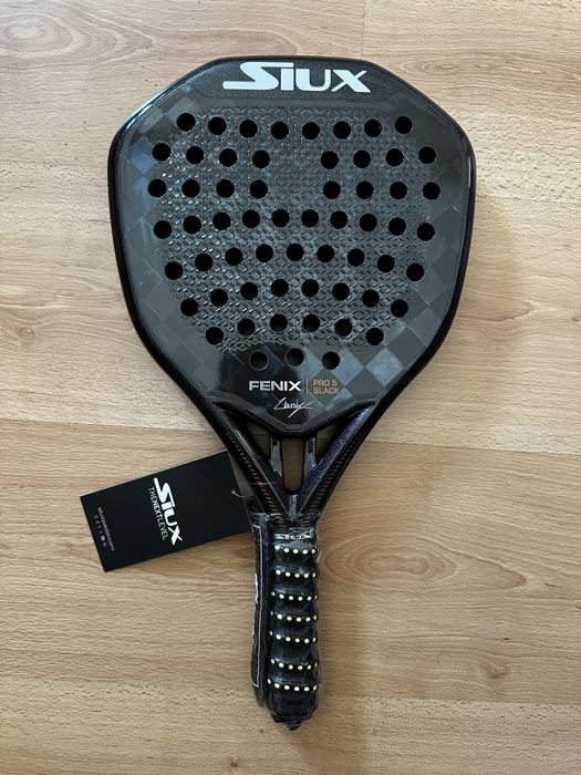 Padel Siux fenix pro 5 black Augsburguer 2025