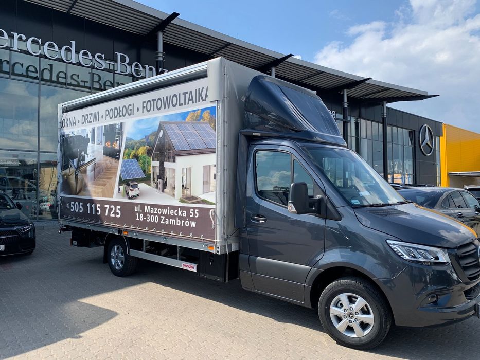 Mercedes-Benz Sprinter 319  Winda Firanka FV 23 % brutto