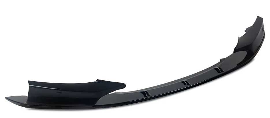 Lip frontal para choques preto brilhante BMW série 1 F20 F21 Pack M 2010-2019