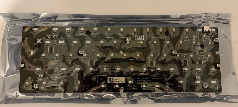 Wooting 60HE+ modulo / ISO Layout + mods