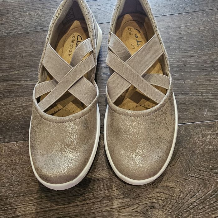 Жіночі сліпони, балетки clarks, розмір 38