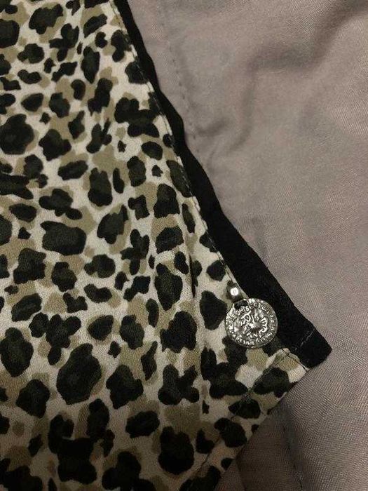 Женская леопардовая футболка Maison Scotch
