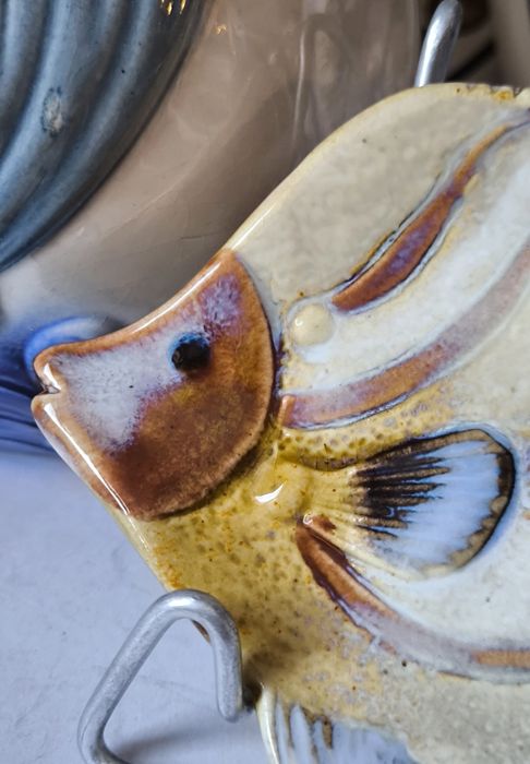 Popielniczka piękna stara ceramika