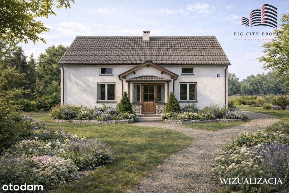 Dom do remontu/duża działka-Ostrówek gm. Puchaczów