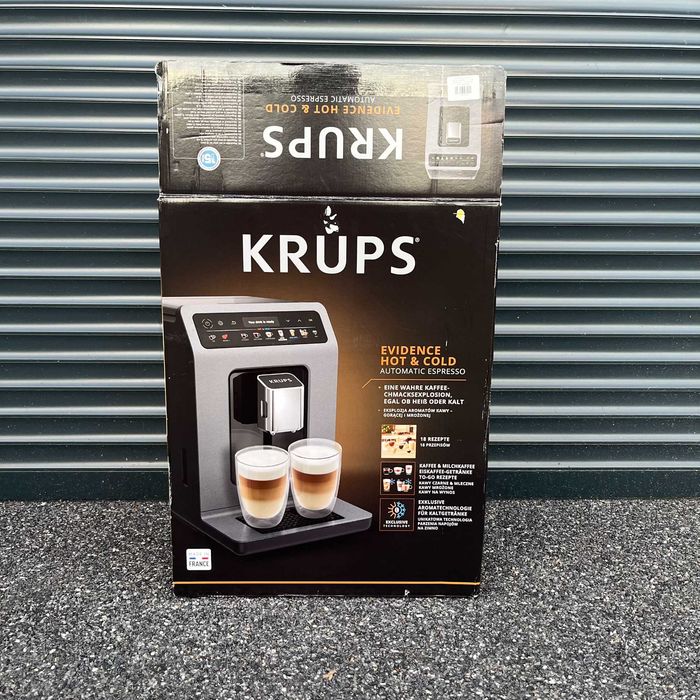 Ekspres Ciśnieniowy | Krups Evidence Hot & Cold EA898G | Gwarancja 2028 | Kawa Mrożona | Komplet