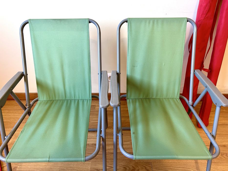 Kit praia 4 itens 2 guarda-sol + 2 cadeiras