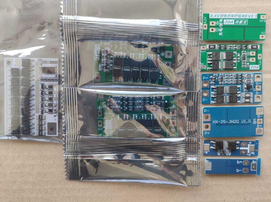 BMS LiIon 3.7V LiFePo4 3.2V 1S 2S 3S 4S 5S балансировка балансування