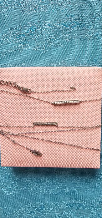 Naszyjnik YES z cyrkoniami plus gratis