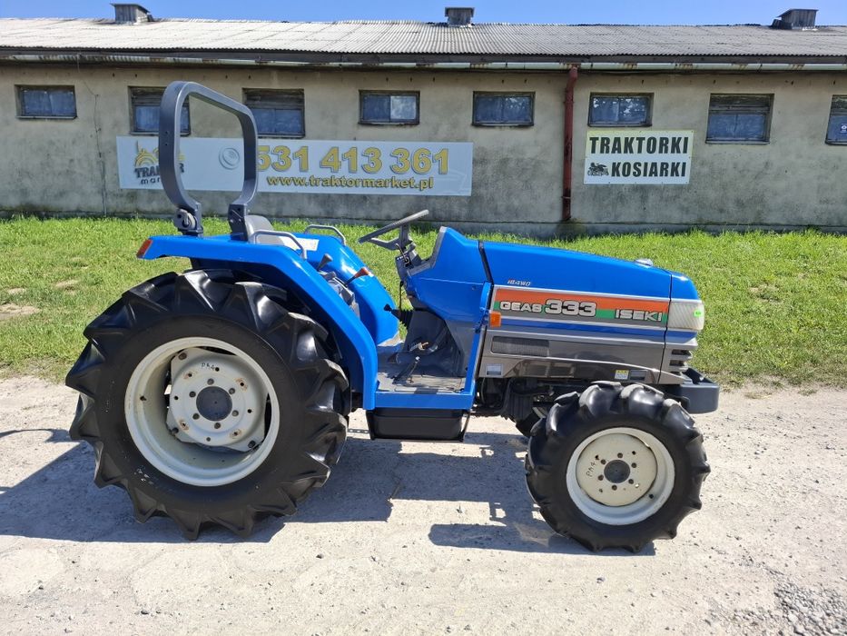 Traktorek japoński 4x4 Iseki Geas 333 wspomaganie rewers śliczny