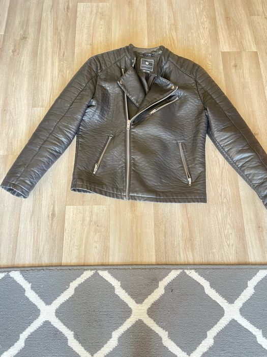 Skorzana ramoneska męska