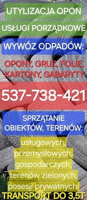Wywóz odpadów/Opróżnianie mieszkań/Utylizacja/Likwidacja pieca(FPOM)