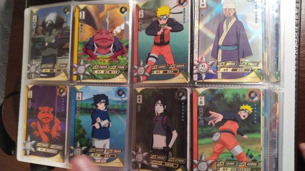 Продам колекцію карт Naruto Kayou Наруто ранг R