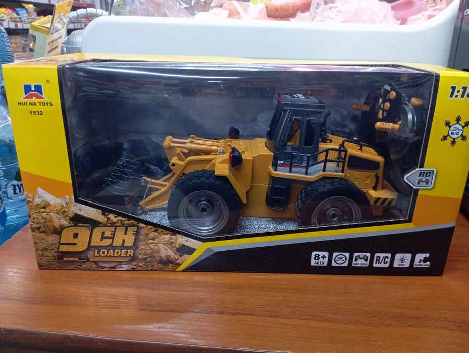 Huina buldożer R/C 1:18 zabawka sterowana spychacz